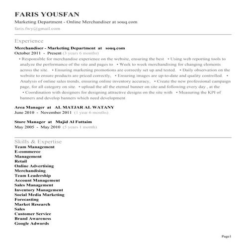 Resume Rough 1 | DOCX