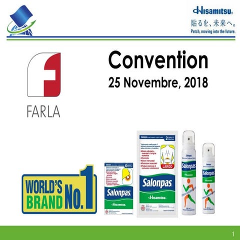 Salonpas, presentazione alla Convention Farla