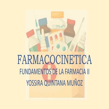 Copia De Farmacocinetica Introduccio Pptx