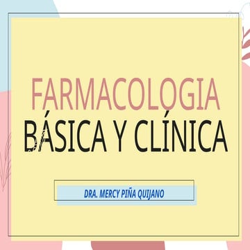 Copia De Farmacocinetica Introduccio Pptx