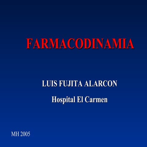 Farmacodinamia Lucho