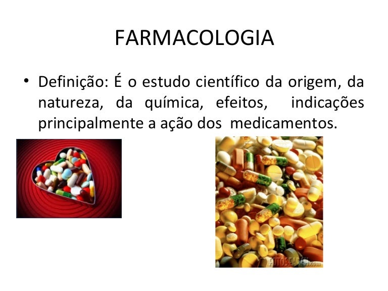 Farmacologia e definicões