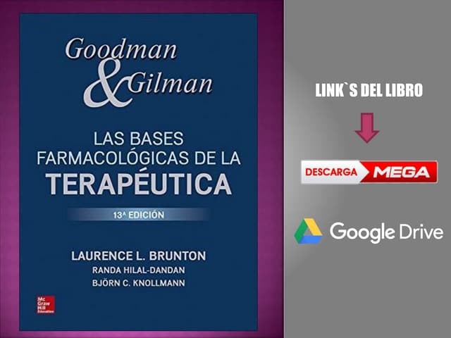 Farmacologia Goodman Y Gilman 13 Edicion Finest Selection | vinodsonkar.in