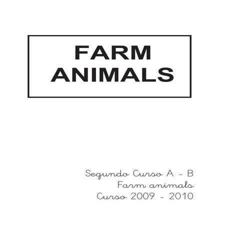 Farm Animals | PDF