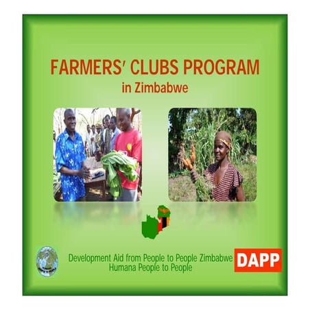 Humana People to People Farmers club in Zimbabwe