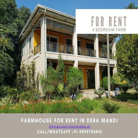 FARMHOUSE FOR RENT IN PUSHPANJALI FARMS | PDF