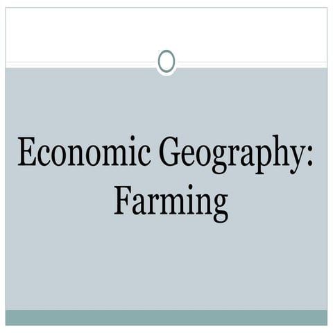 Farming as a system igcse