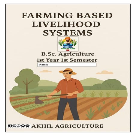 Farming Based Livelihood Systems Hindi Notes