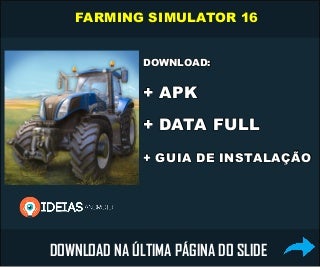 DOWNLOAD: Farming Simulator 16 APK+DATA (Completo)