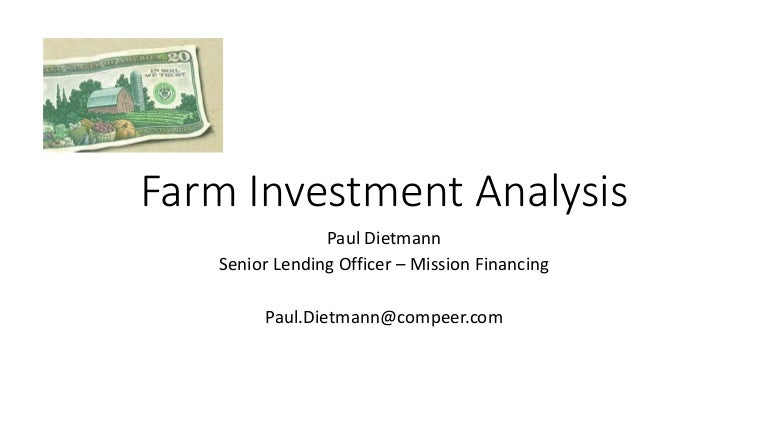 Farm Investment Analysis