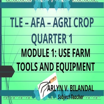 AGRICULTURE CROP PRODUCTION-TLE 7-LESSON 1.pptx