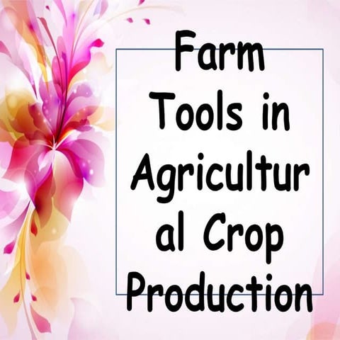 Farm tools and implement