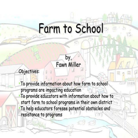 Farm To School