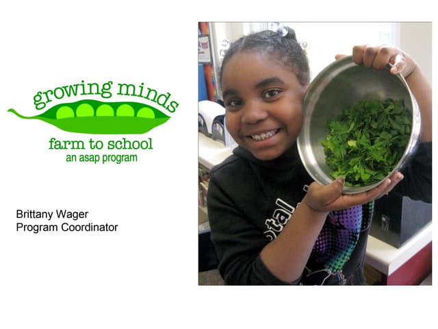Farm to School Institute: Cooking in the Classroom