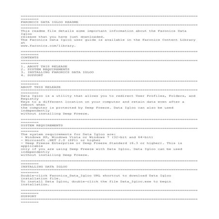 Faronics Data Igloo User Guide | PDF