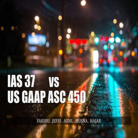 Comparison IFRS and US GAAP (Provision)