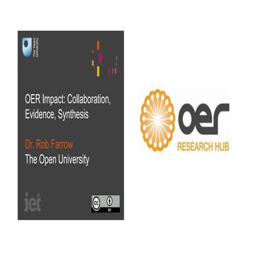 OER Impact: Collaboration, Evidence, Synthesis 