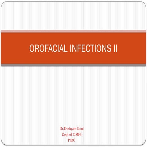 Fascial Space Infection and its Management in Oral Surgery