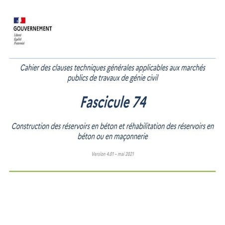 Fascicule 74 Pdf | Fascicule Réservoir Béton Pdf – VFXC