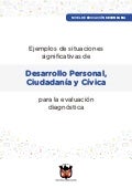 Evaluación Diagnóstica de Desarrollo Personal, Ciudadanía y Cívica