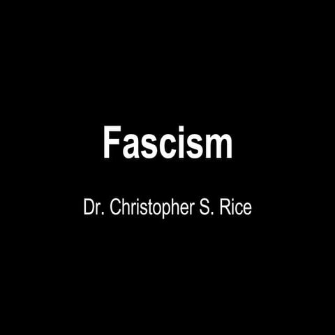 Fascism