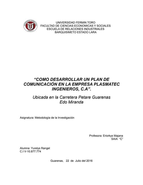 Fase I  Yurelys Rangel C.I V- 10.877.774