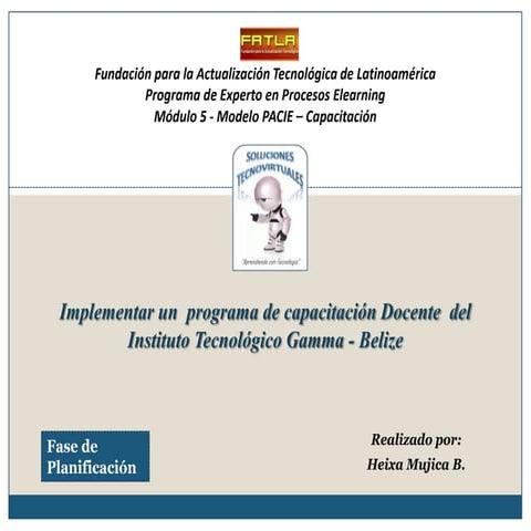 Fase planificacion   soluciones teconovirtuales