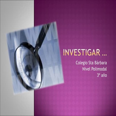 Fases de la investigación