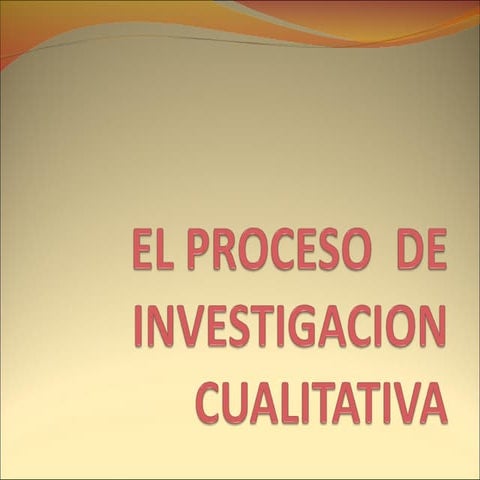 Fases del proceso de investigacion cualitativa