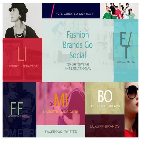 Fashion Brands Go Social, Sportswear International Presentation