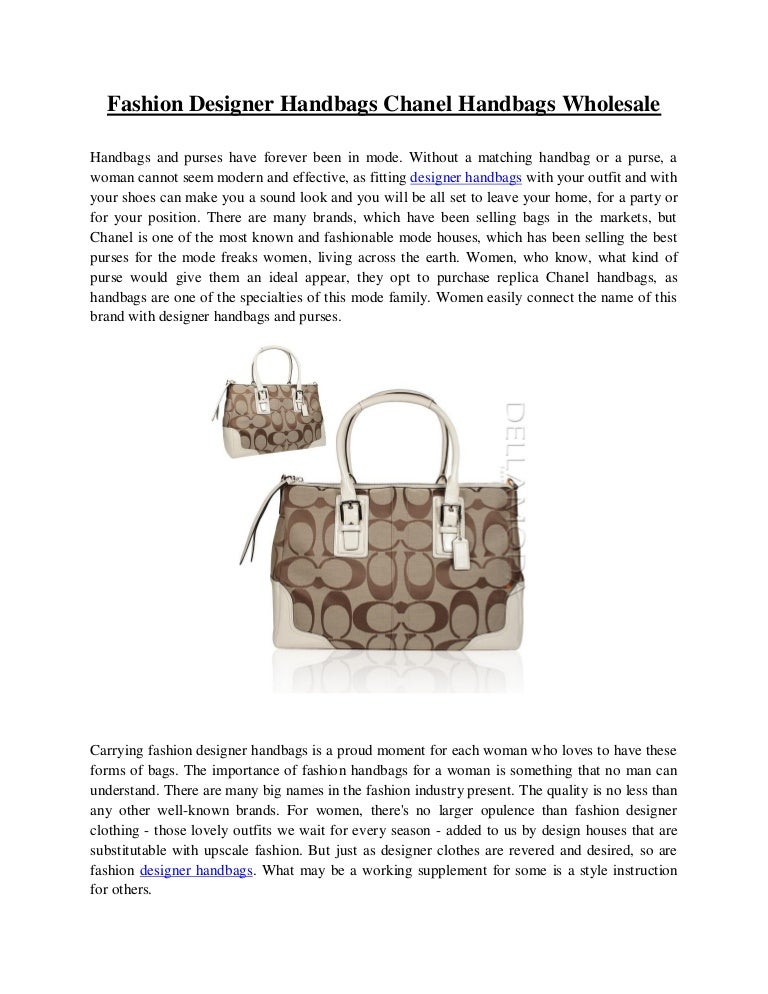 cheap chanel handbags wholesale