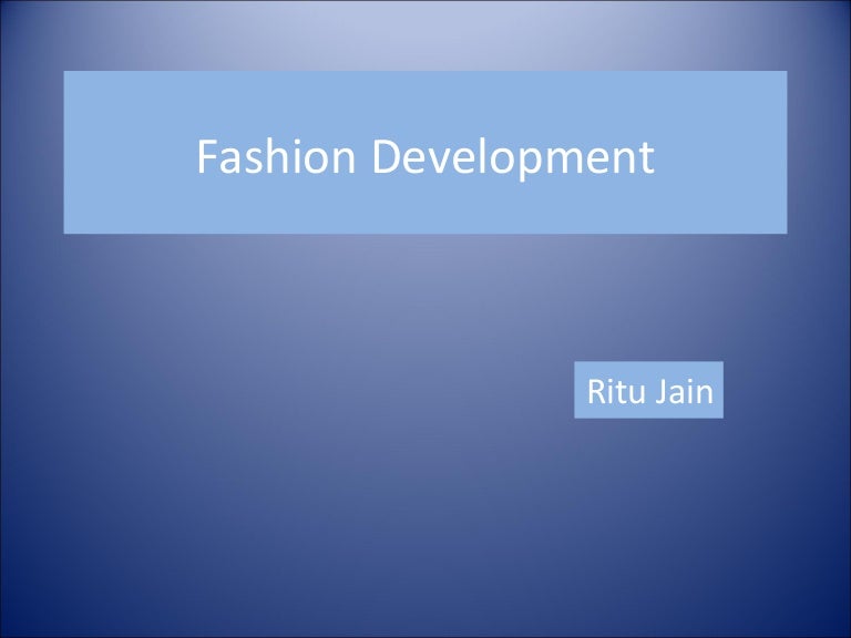 Fashion Development