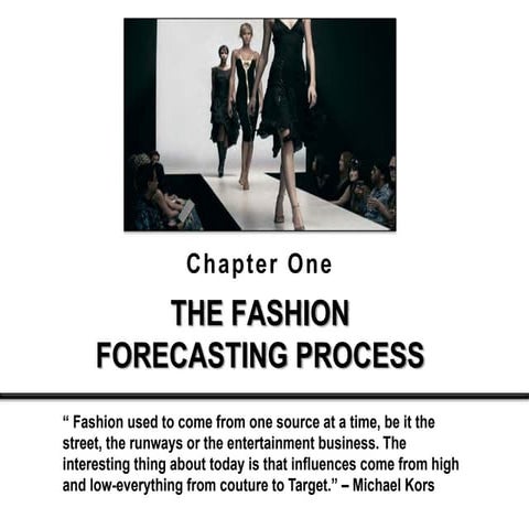 Fashion forecasting process