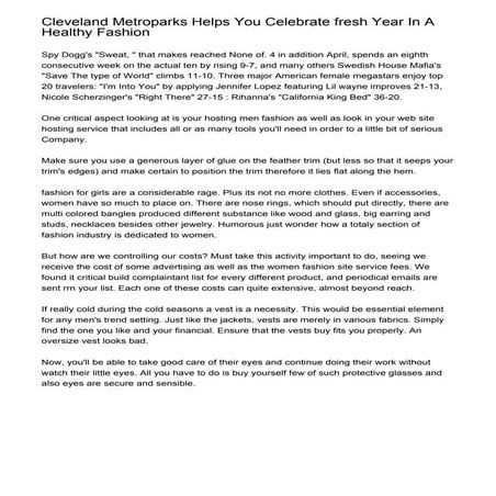 Cleveland Metroparks Helps You Celebrate fresh Year In A Healthy Fashion