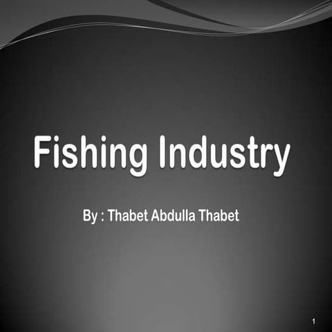 Fishing industry pros and cons