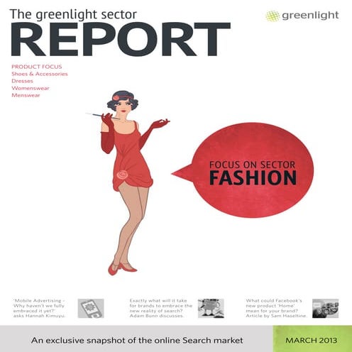 Greenlight's Fashion Sector Report, April 2013, Issue 17