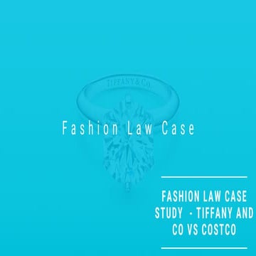 Fashion law case by rhea baliwala   legal english