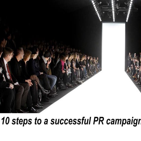10 steps to a successful PR campaign