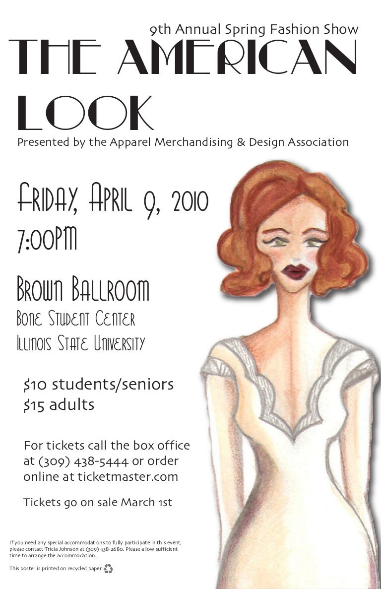 fashion show poster ideas