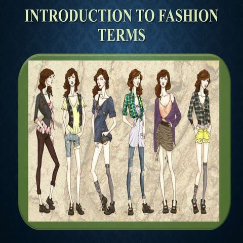 Fashionterminology