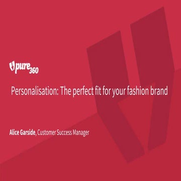 Personalisation - The perfect fit for your fashion brand