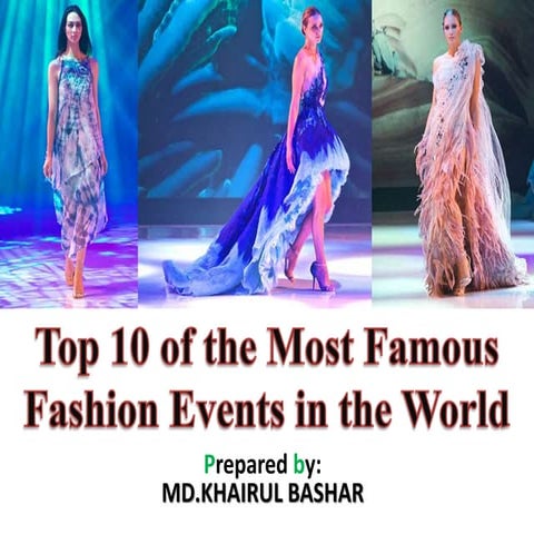 Top 10 of the Most Famous Fashion Events in the World