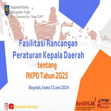 Fasilitasi RKPD 2025 untuk pembangunan wilayah | PPTX