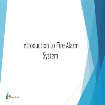 Introduction to Fire alarm systems as per NFPAtx