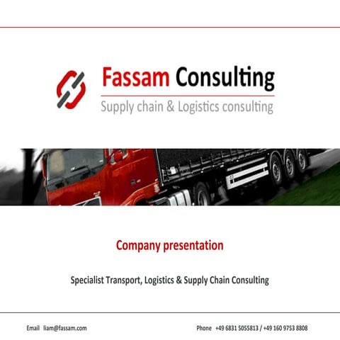 Fassam consulting presentation 2013 v2