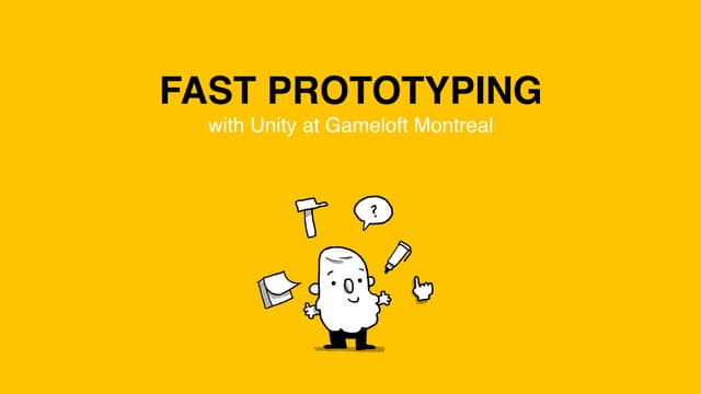 Best Practices for Fast Game Design in Unity