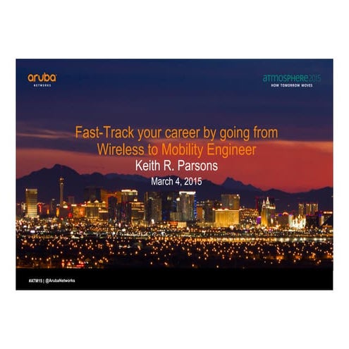 Fast-track your career by going from wireless to mobility engineer