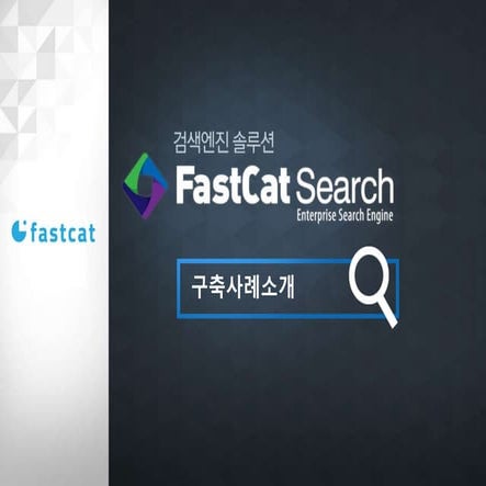 Fastcat 검색구축사례