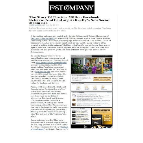 The Story Of The $1.1 Million Facebook Referral