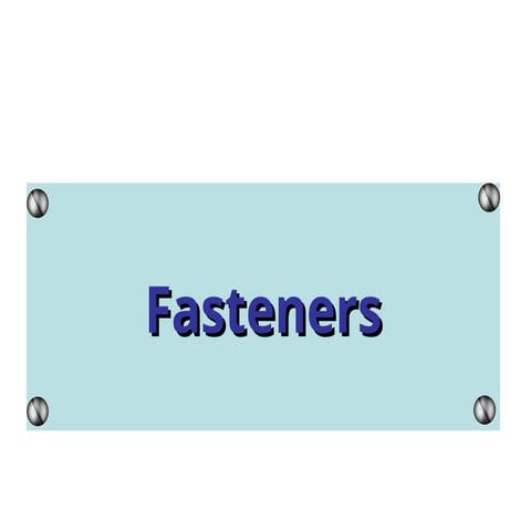 Fastenersand keys for engineering design.ppt